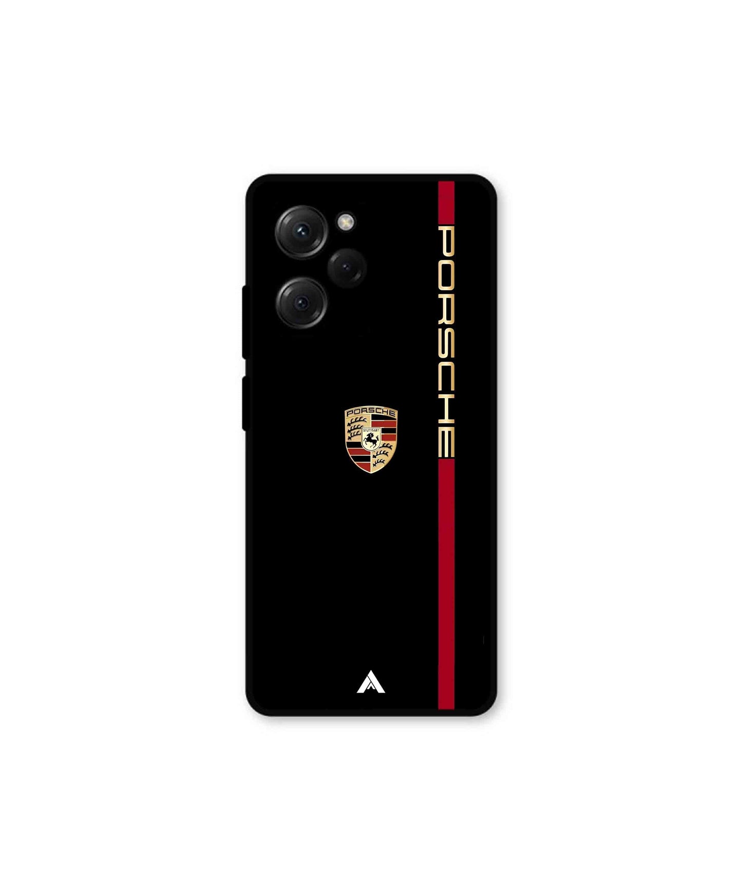 Porsche 01 Metal Back Cover Phone Case for Poco X5 Pro