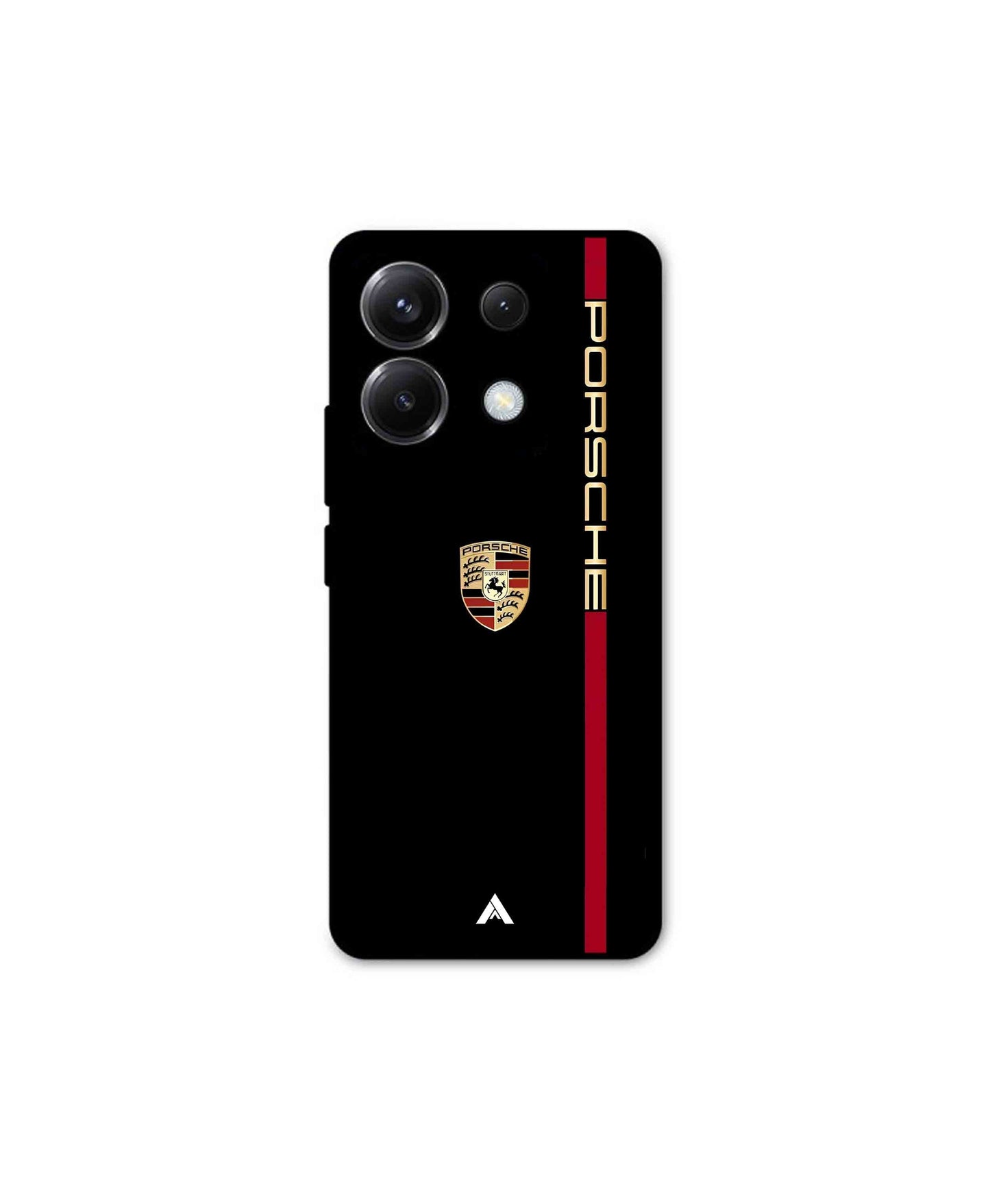 Porsche 01 Metal Back Cover Phone Case for Poco X6