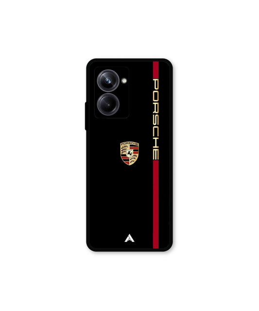 Porsche 01 Metal Back Cover Phone Case for Realme 10 Pro