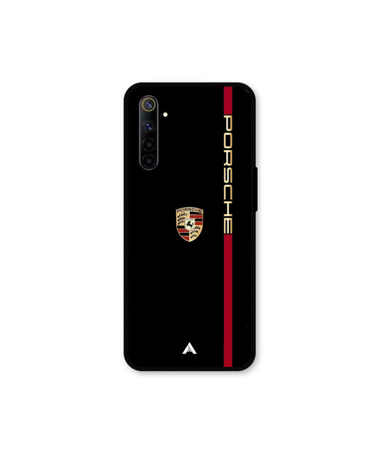 Porsche 01 Metal Back Cover Phone Case for Realme 6