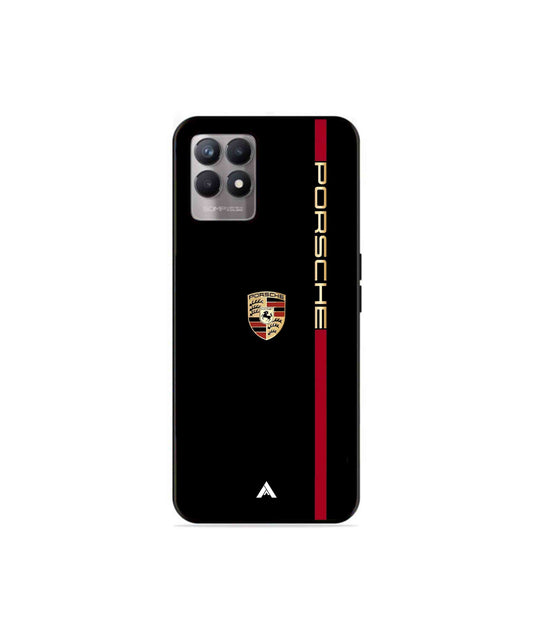 Porsche 01 Metal Back Cover Phone Case for Realme 8 4G