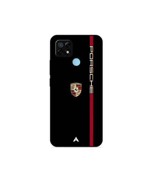 Porsche 01 Metal Back Cover Phone Case for Realme C21Y
