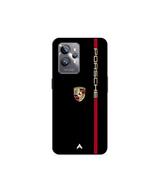 Porsche 01 Metal Back Cover Phone Case for Realme GT 2 Pro