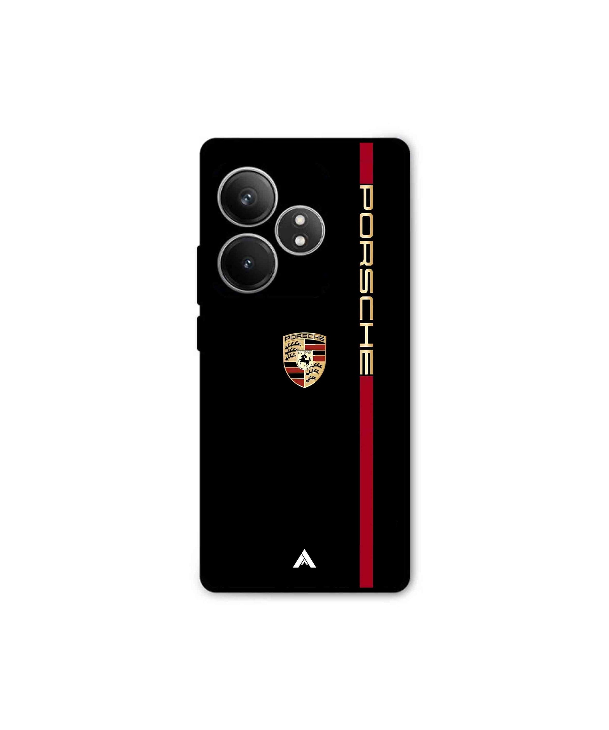 Porsche 01 Metal Back Cover Phone Case for Realme GT 6T