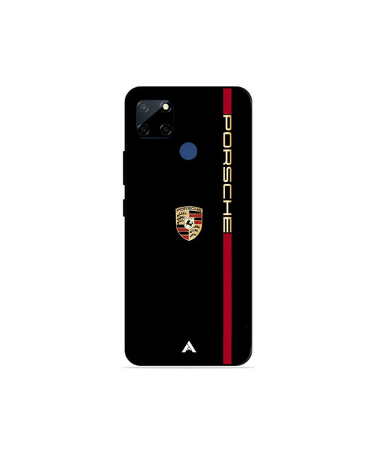 Porsche 01 Metal Back Cover Phone Case for Realme Narzo 30A