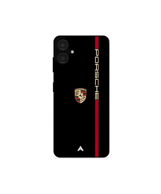 Porsche 01 Metal Back Cover Phone Case for Samsung Galaxy A06