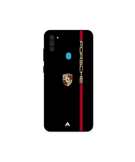 Porsche 01 Metal Back Cover Phone Case for Samsung Galaxy A11