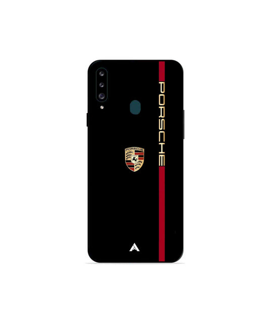 Porsche 01 Metal Back Cover Phone Case for Samsung Galaxy A20s