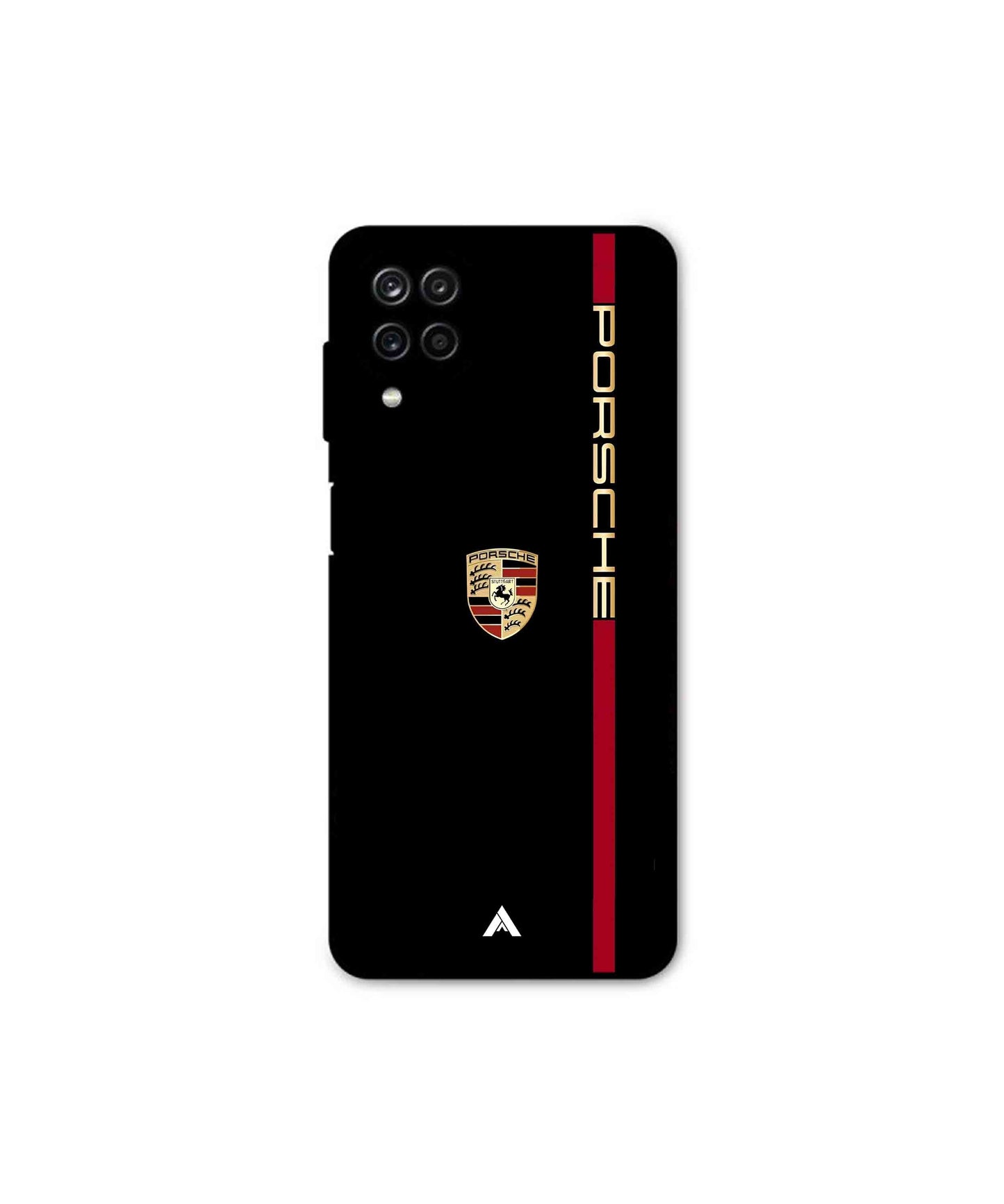 Porsche 01 Metal Back Cover Phone Case for Samsung Galaxy A22 4G