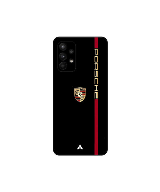 Porsche 01 Metal Back Cover Phone Case for Samsung Galaxy A23 5G