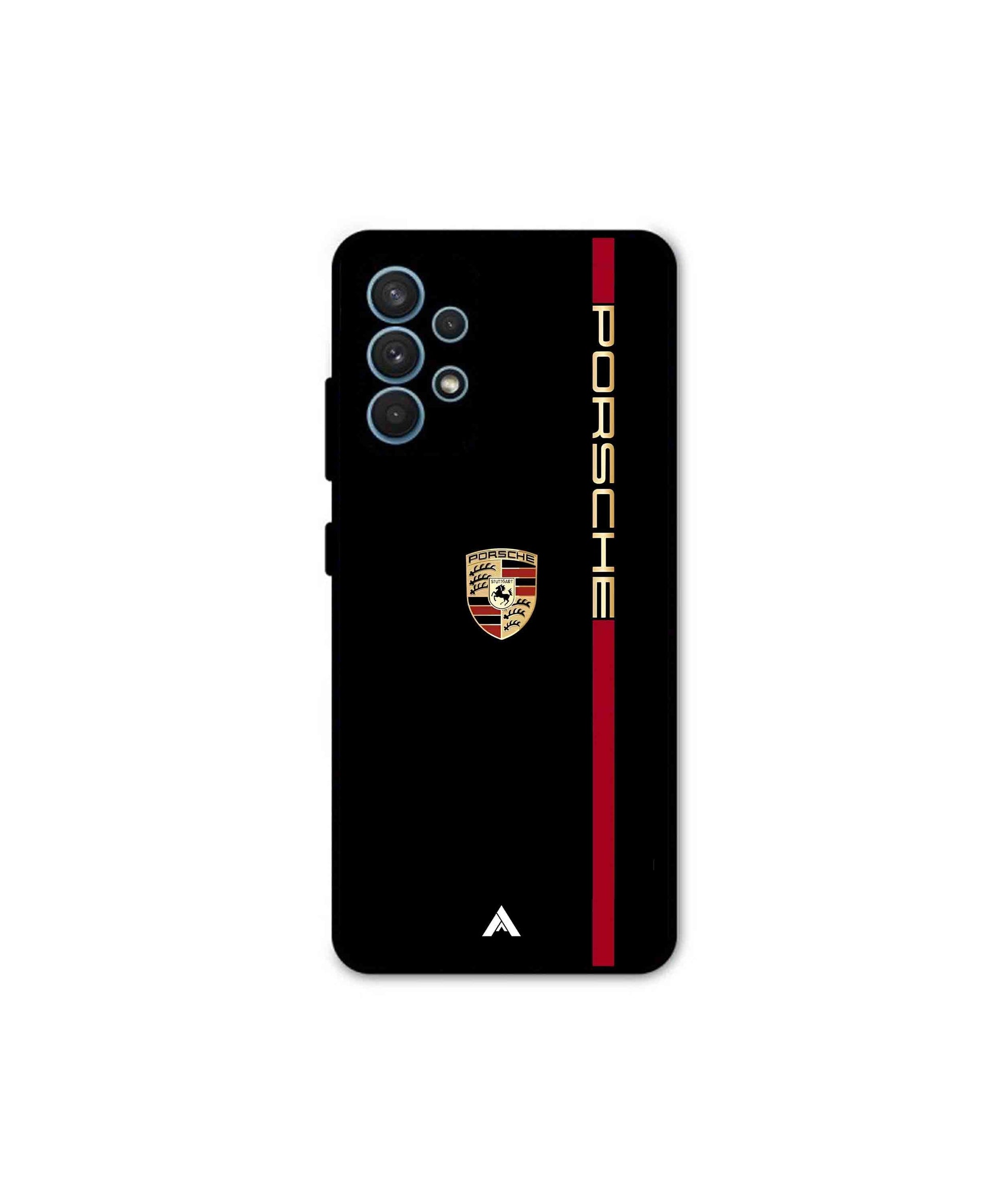 Porsche 01 Metal Back Cover Phone Case for Samsung Galaxy A32 4G