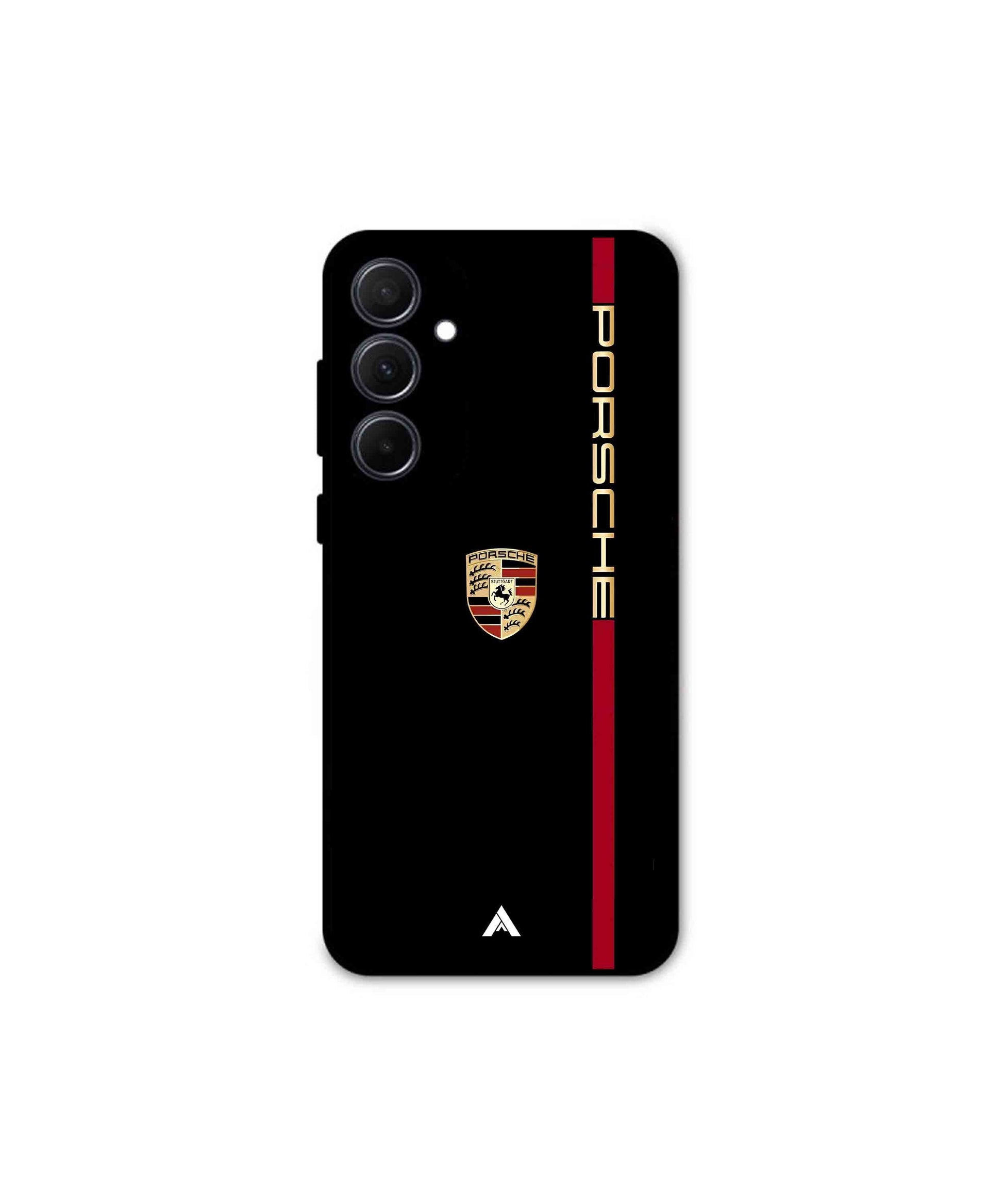Porsche 01 Metal Back Cover Phone Case for Samsung Galaxy A35