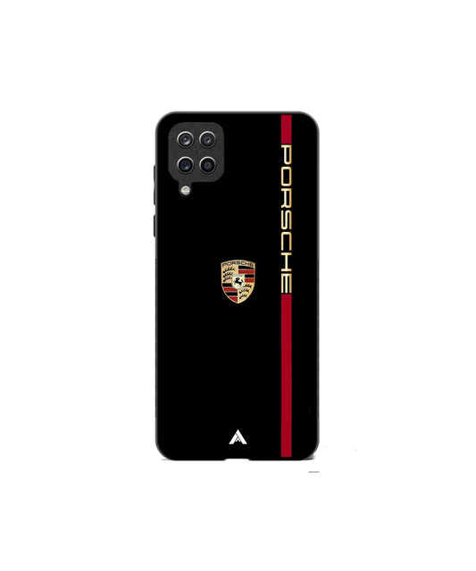 Porsche 01 Metal Back Cover Phone Case for Samsung Galaxy A42