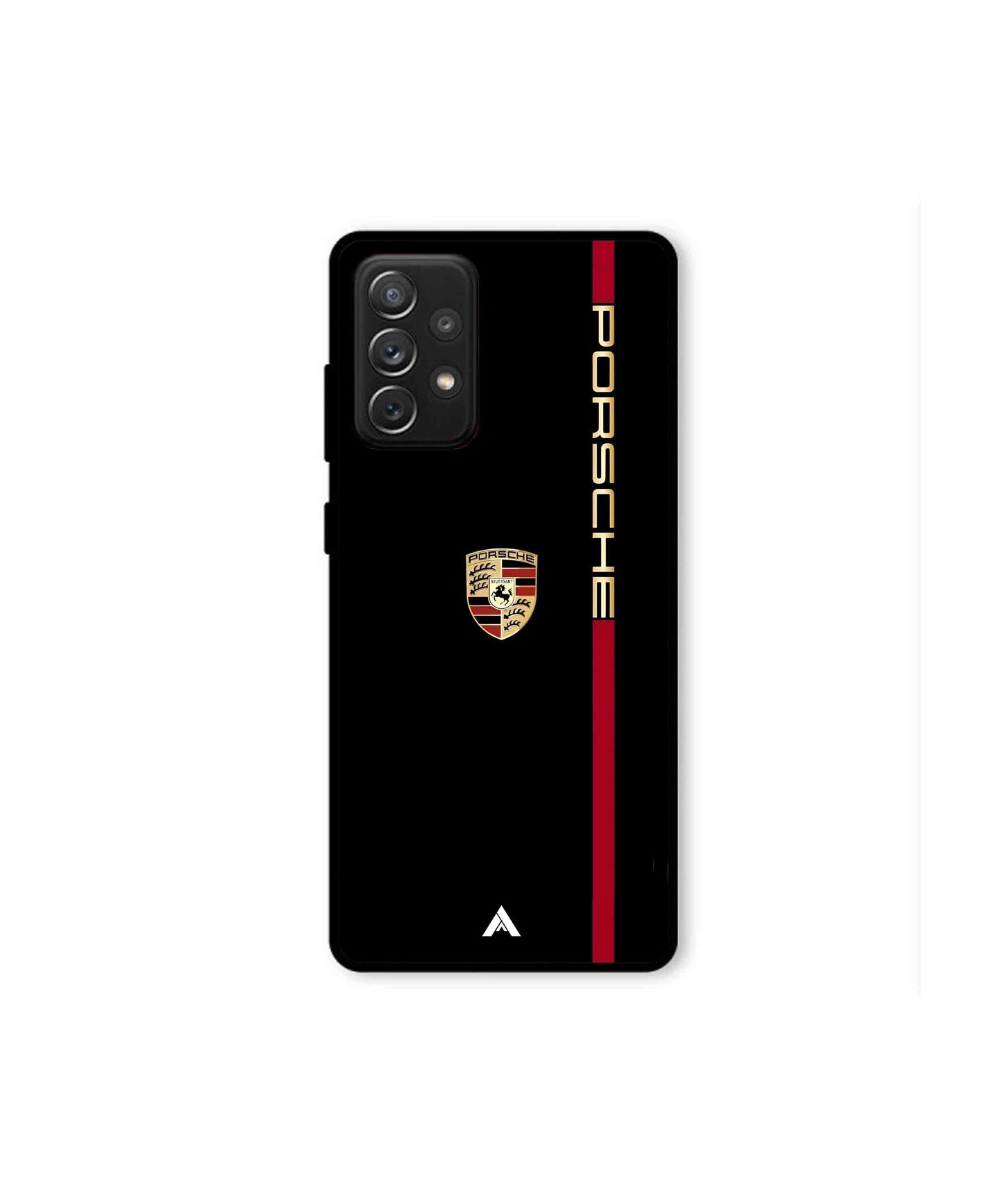 Porsche 01 Metal Back Cover Phone Case for Samsung Galaxy A72