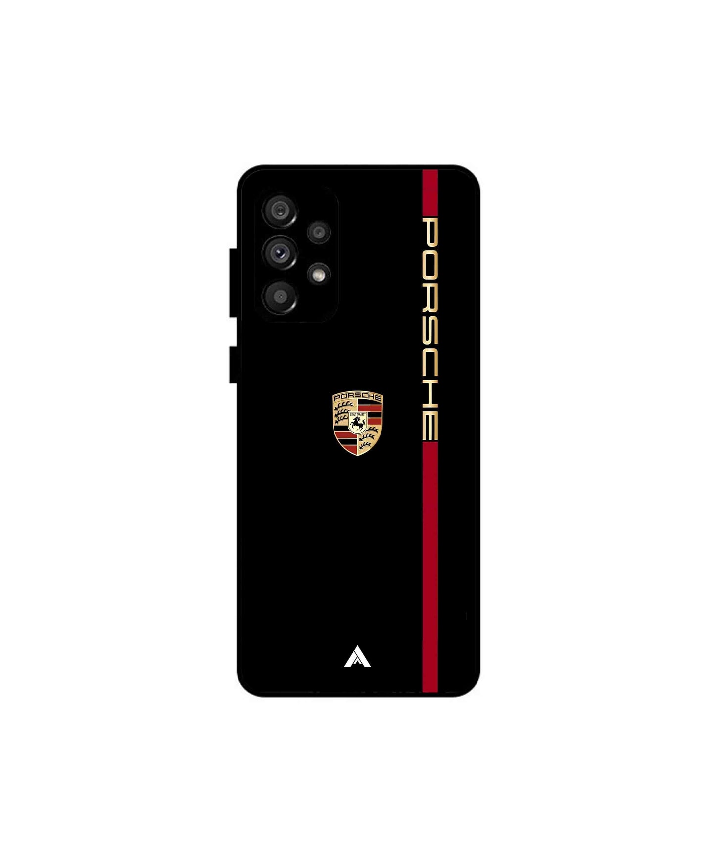 Porsche 01 Metal Back Cover Phone Case for Samsung Galaxy A73