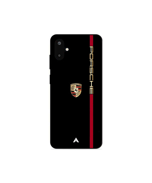 Porsche 01 Metal Back Cover Phone Case for Samsung Galaxy F06