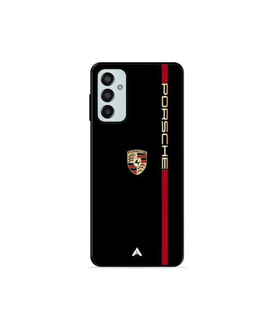 Porsche 01 Metal Back Cover Phone Case for Samsung Galaxy M13 4G