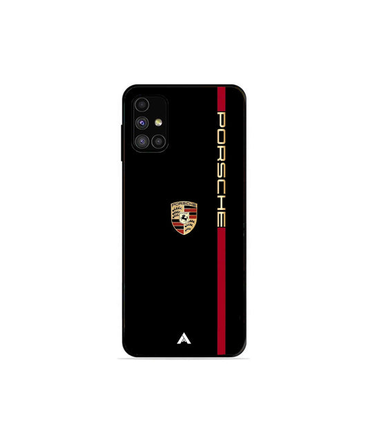 Porsche 01 Metal Back Cover Phone Case for Samsung Galaxy M31s