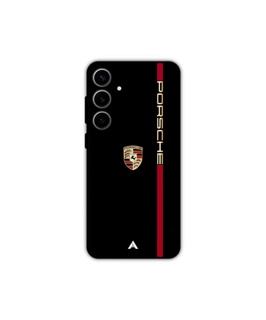 Porsche 01 Metal Back Cover Phone Case for Samsung Galaxy S23 Plus