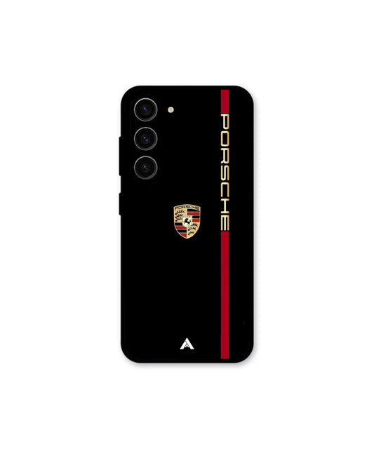 Porsche 01 Metal Back Cover Phone Case for Samsung Galaxy S23