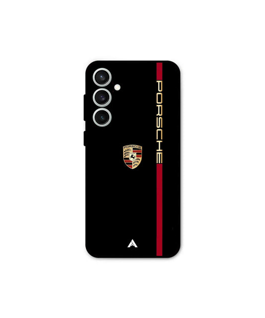 Porsche 01 Metal Back Cover Phone Case for Samsung Galaxy S24 Fe