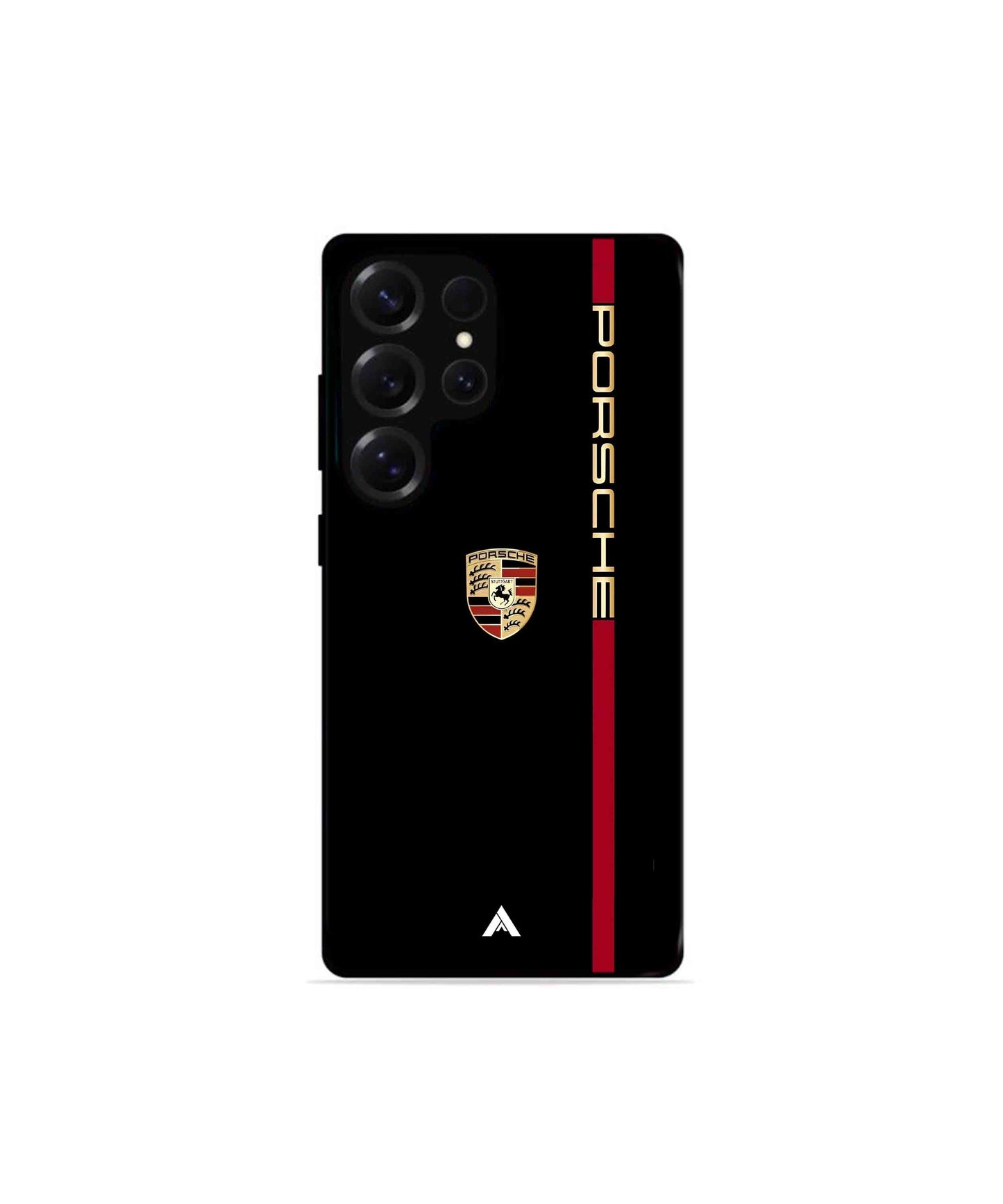 Porsche 01 Metal Back Cover Phone Case for Samsung Galaxy S25 Ultra