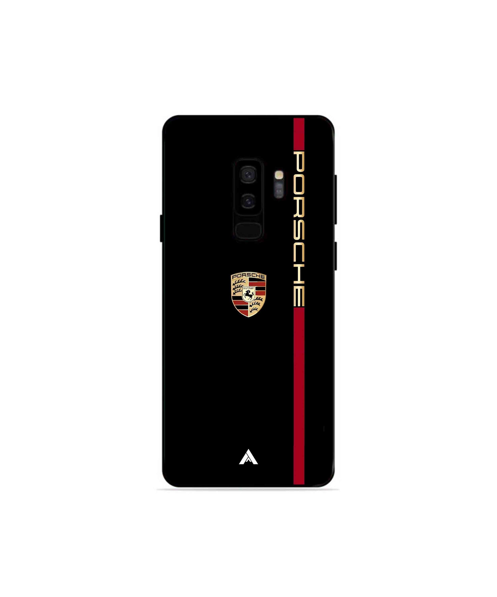 Porsche 01 Metal Back Cover Phone Case for Samsung Galaxy S9 Plus