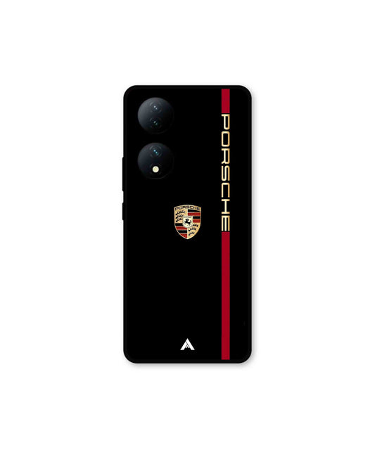 Porsche 01 Metal Back Cover Phone Case for Vivo T2