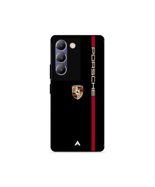 Porsche 01 Metal Back Cover Phone Case for Vivo T3