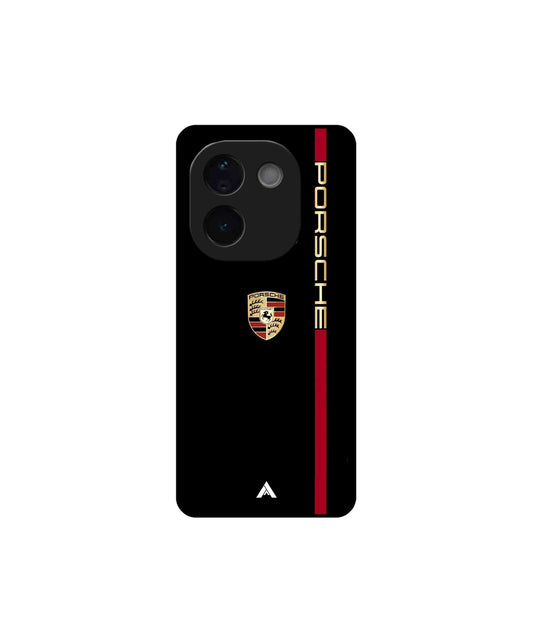 Porsche 01 Metal Back Cover Phone Case for Vivo T3 Pro