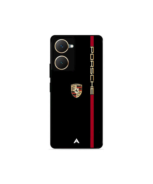 Porsche 01 Metal Back Cover Phone Case for Vivo Y18