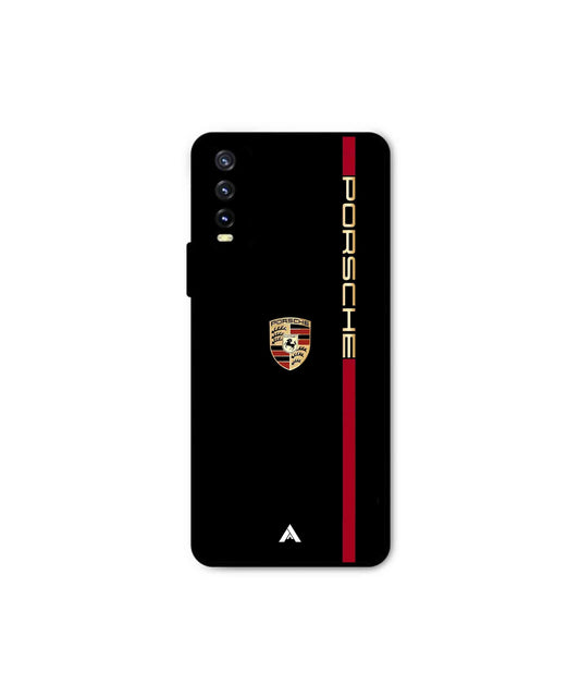 Porsche 01 Metal Back Cover Phone Case for Vivo Y20i