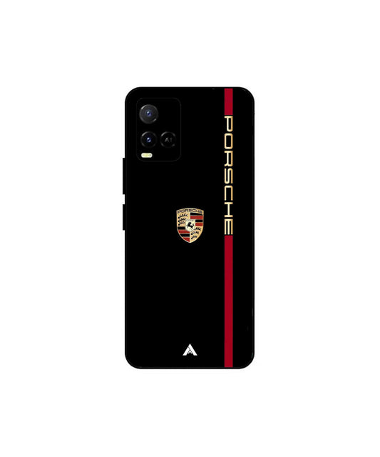 Porsche 01 Metal Back Cover Phone Case for Vivo Y21