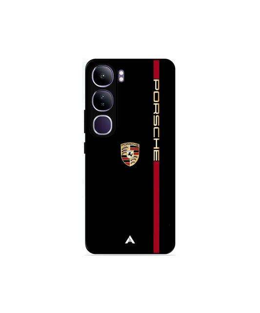 Porsche 01 Metal Back Cover Phone Case for Vivo Y300