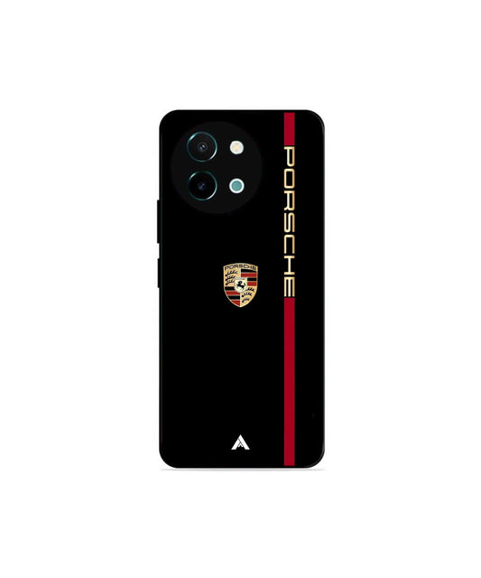 Porsche 01 Metal Back Cover Phone Case for Vivo Y38