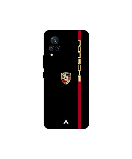 Porsche 01 Metal Back Cover Phone Case for Vivo v21