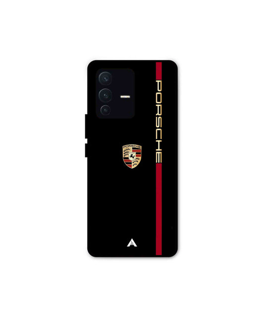 Porsche 01 Metal Back Cover Phone Case for Vivo v23 Pro