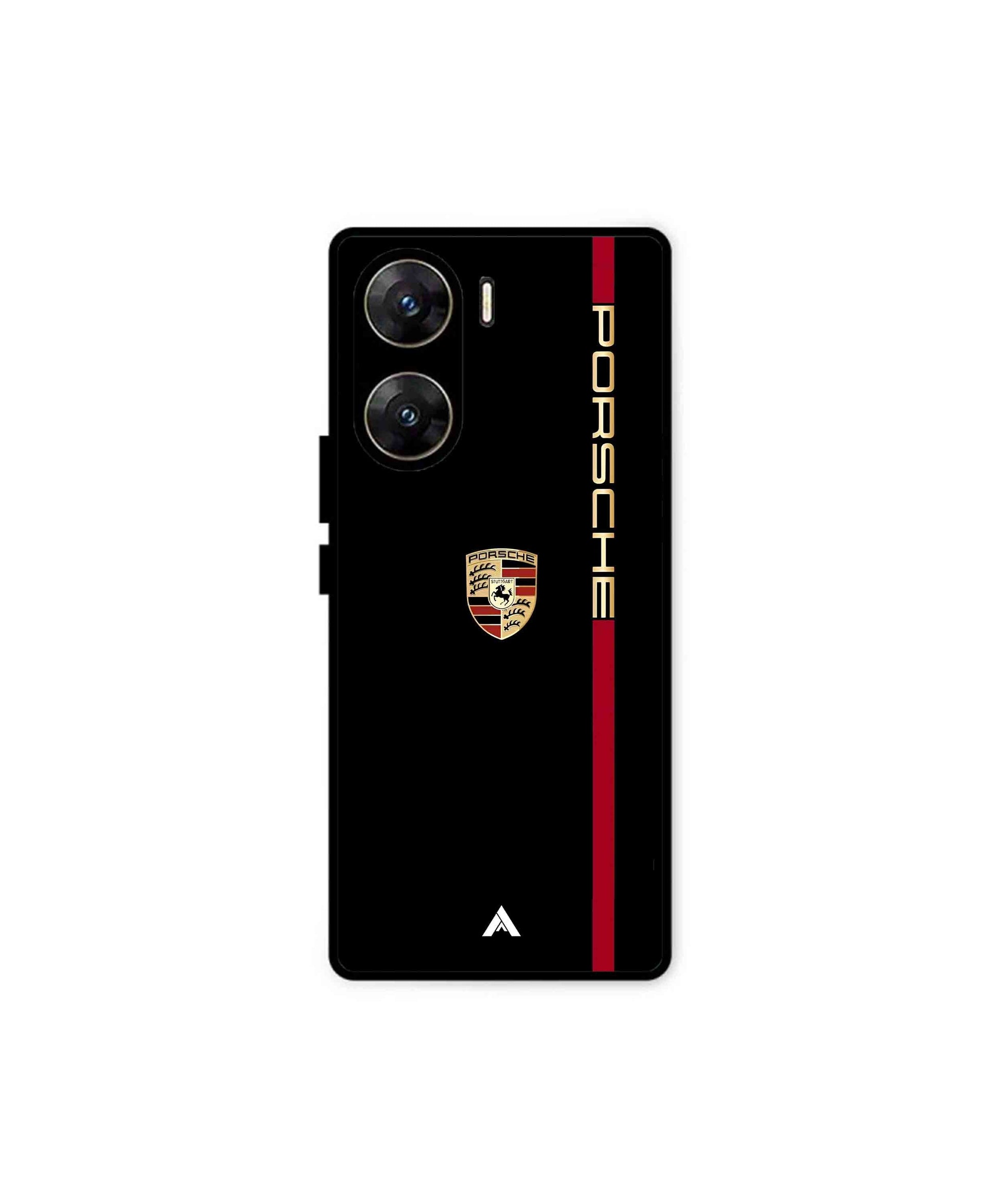 Porsche 01 Metal Back Cover Phone Case for Vivo v29e