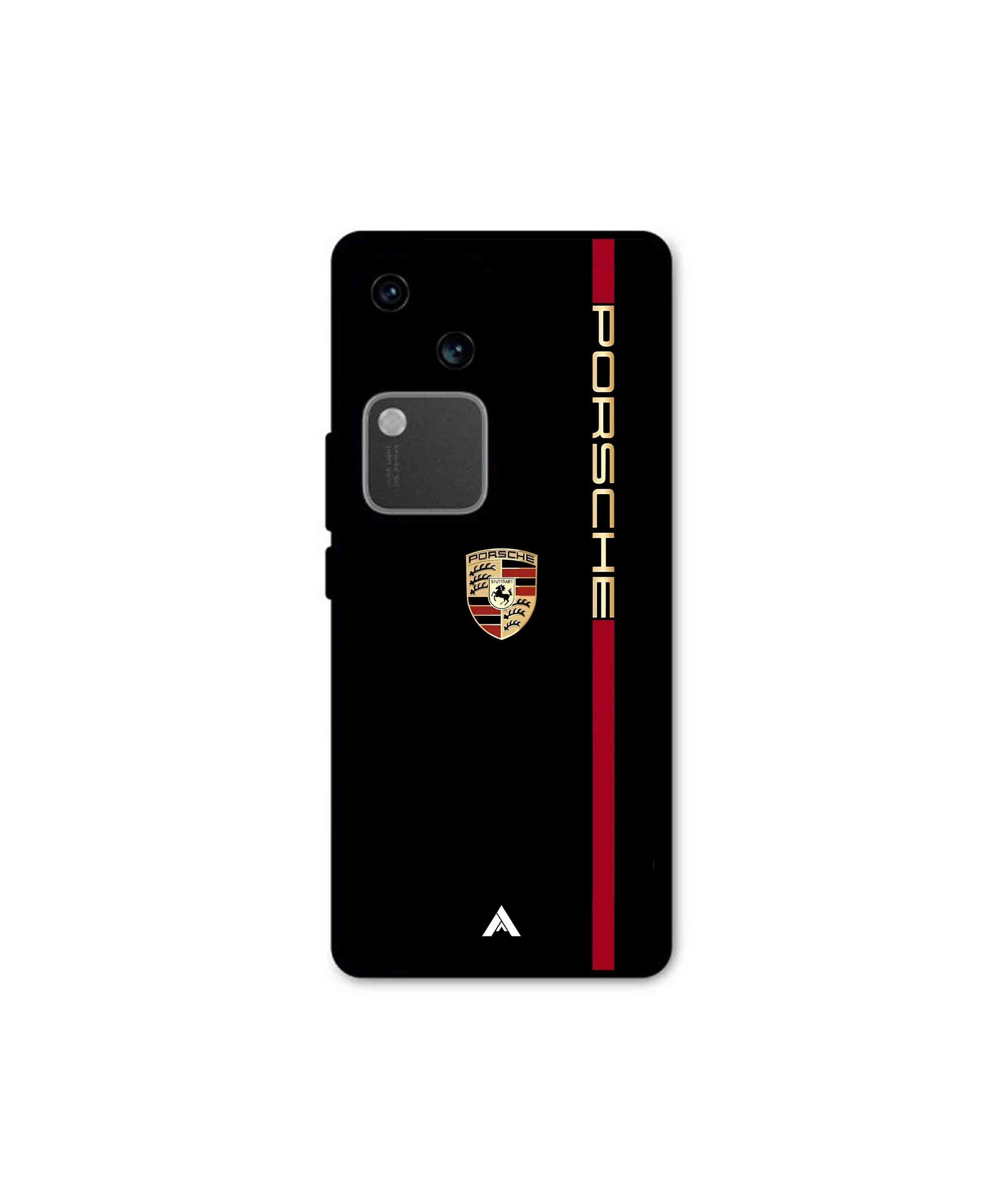 Porsche 01 Metal Back Cover Phone Case for Vivo v30