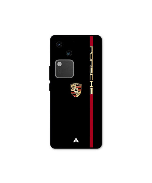 Porsche 01 Metal Back Cover Phone Case for Vivo v30