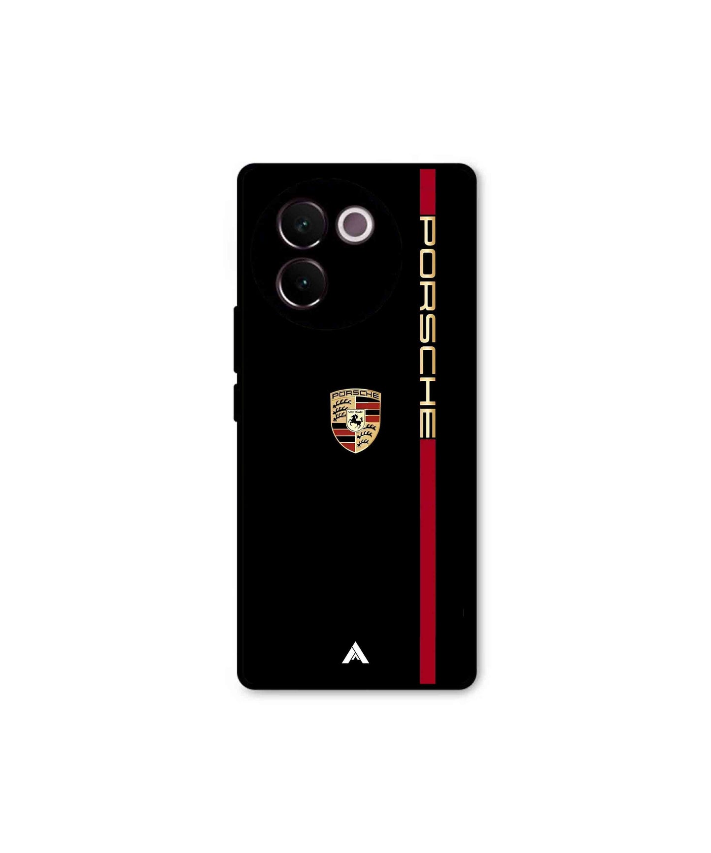Porsche 01 Metal Back Cover Phone Case for Vivo v30e