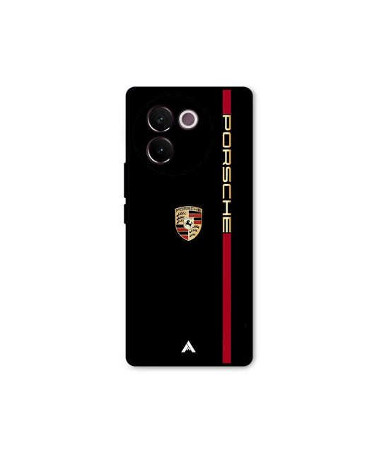 Porsche 01 Metal Back Cover Phone Case for Vivo v30e