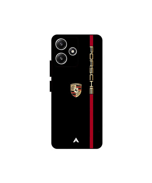 Porsche 01 Metal Back Cover Phone Case for Xiaomi Redmi 12 5G