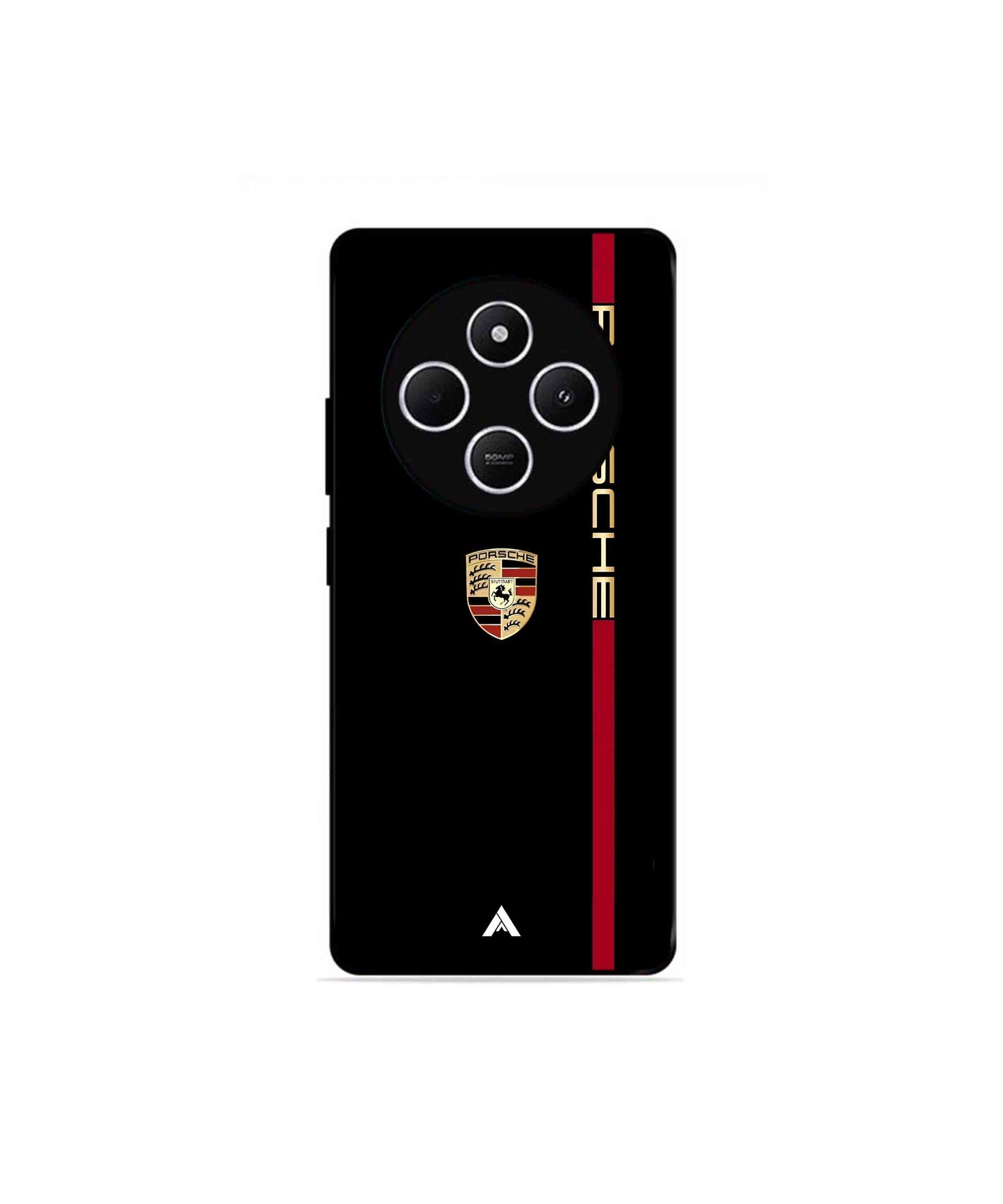 Porsche 01 Metal Back Cover Phone Case for Xiaomi Redmi 14C