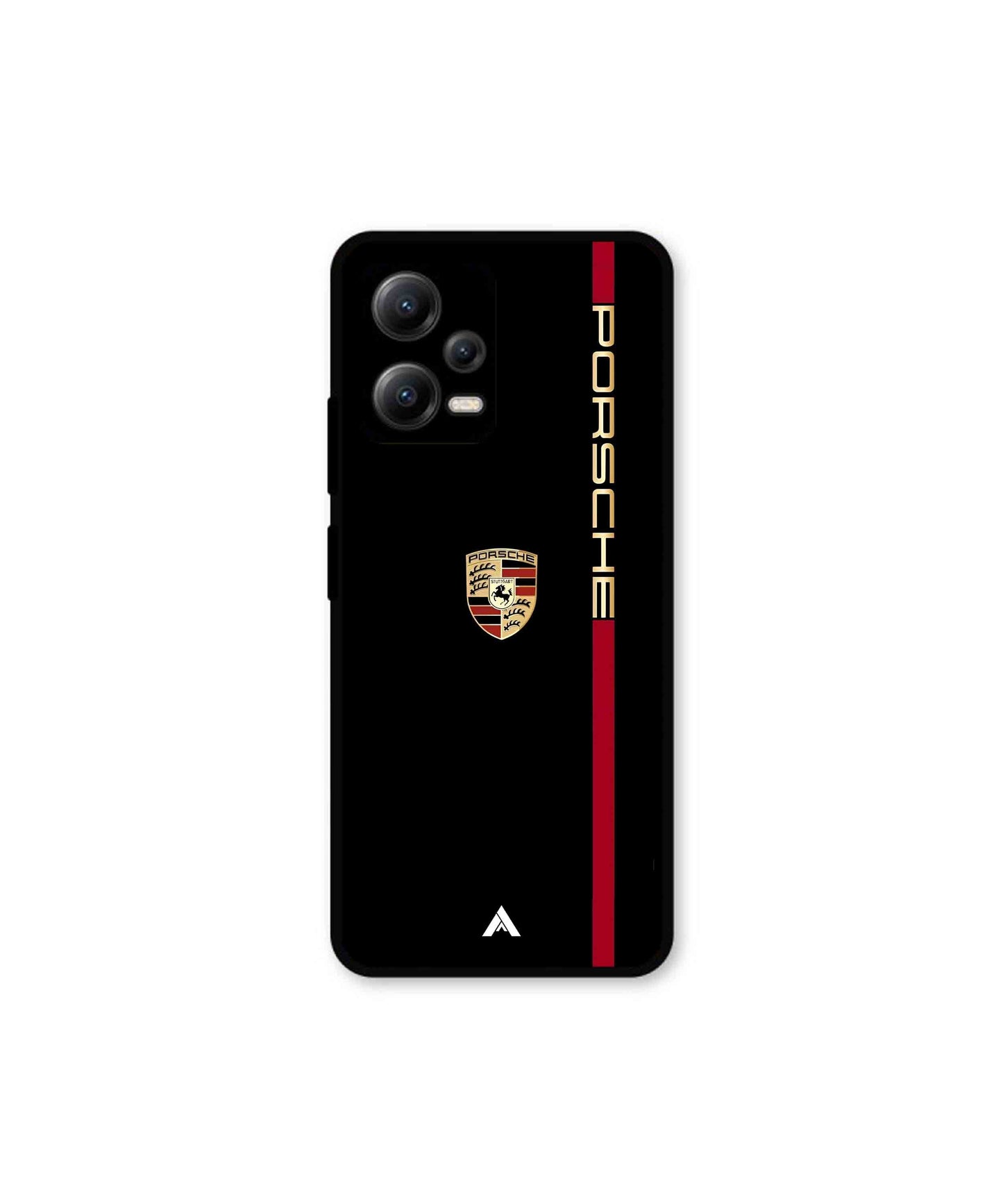 Porsche 01 Metal Back Cover Phone Case for Xiaomi Redmi Note 12 5G