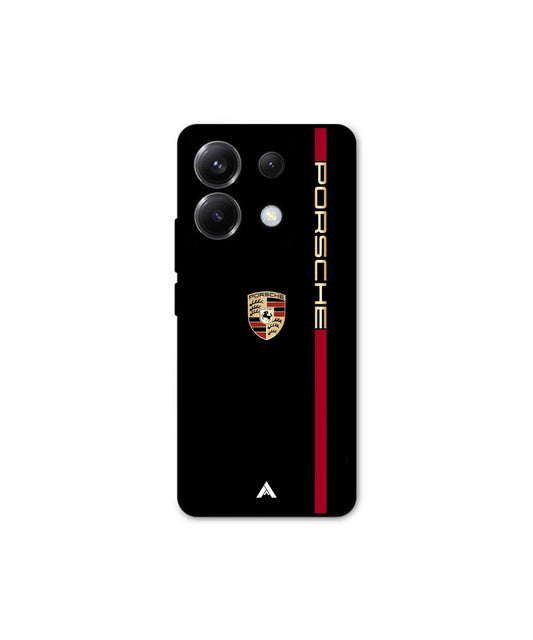Porsche 01 Metal Back Cover Phone Case for Xiaomi Redmi Note 13