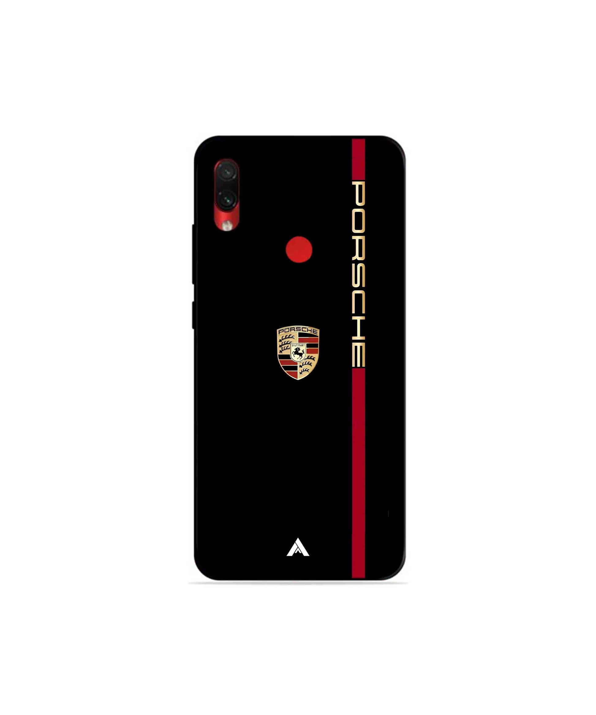 Porsche 01 Metal Back Cover Phone Case for Xiaomi Redmi Note 7 Pro