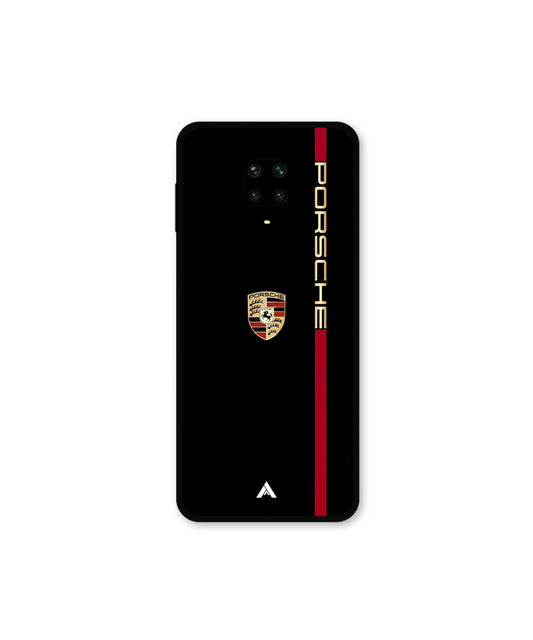 Porsche 01 Metal Back Cover Phone Case for Xiaomi Redmi Note 9 Pro