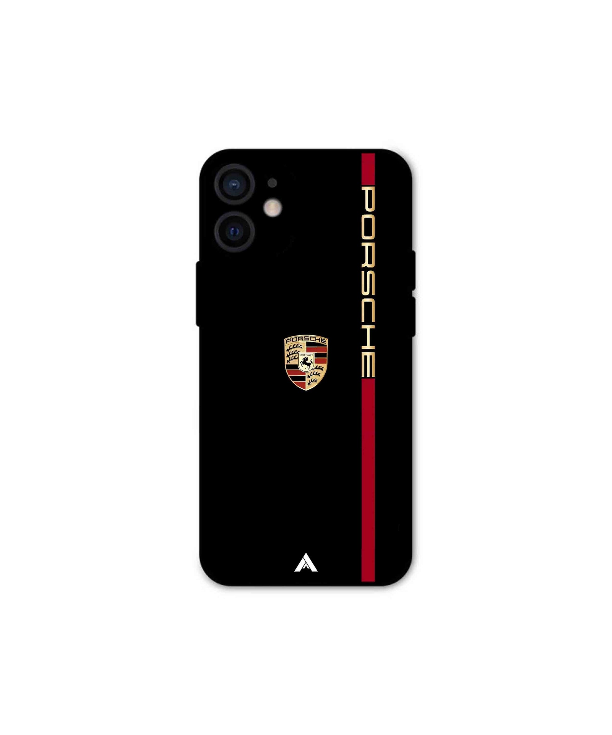 Porsche 01 Metal Back Cover Phone Case for iPhone 12 Mini