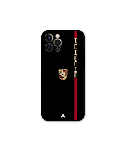 Porsche 01 Metal Back Cover Phone Case for iPhone 12 Pro Max